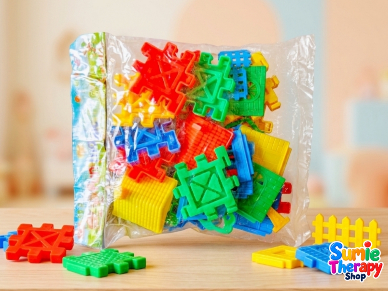 20260826_140451 Plastic Interlocking Construction Block Set - Image 1
