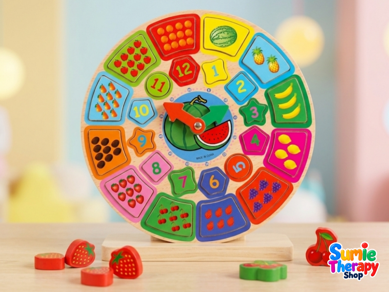 20260826_141525 Number Clock Fruits Puzzle - Image 1