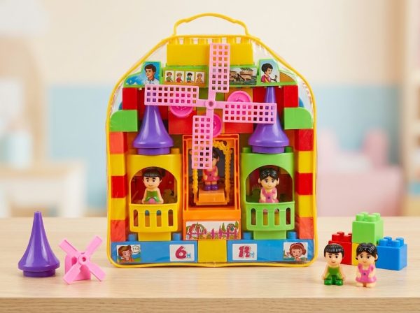 Girls Building Blocks