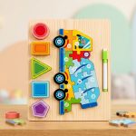 Car Number and Shapes Puzzle