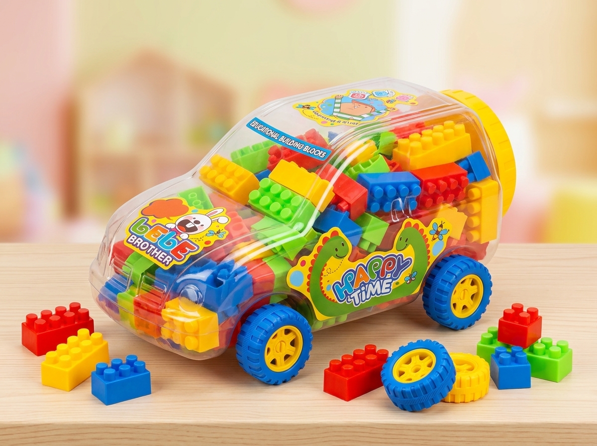 53 Learn & Play Educational Building Blocks - Image 1