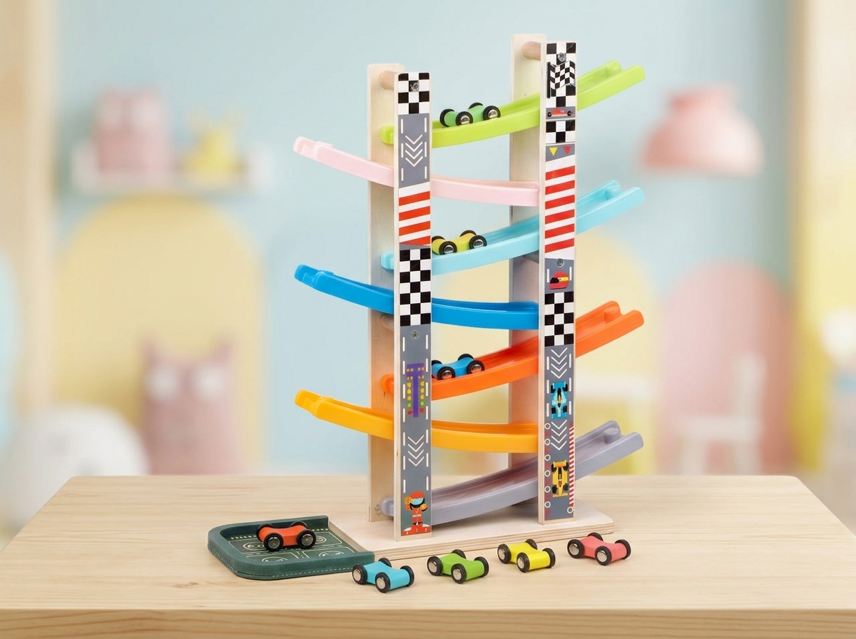 56 7-Rail Guider Car Playing Game - Image 1