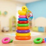 Plastic Rainbow Tower