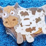 Cow Number and Alphabet Puzzle