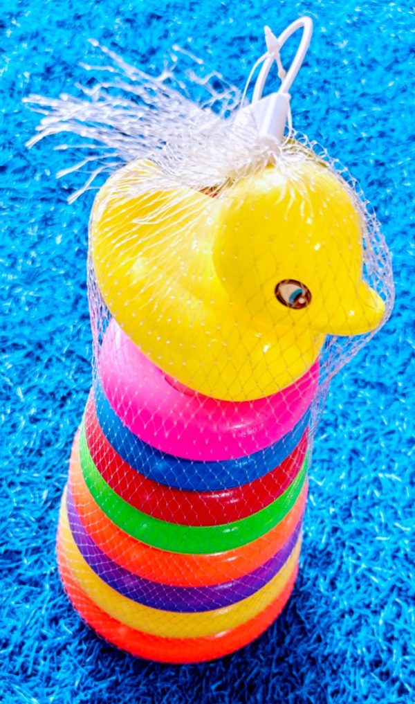 Plastic Rainbow Tower